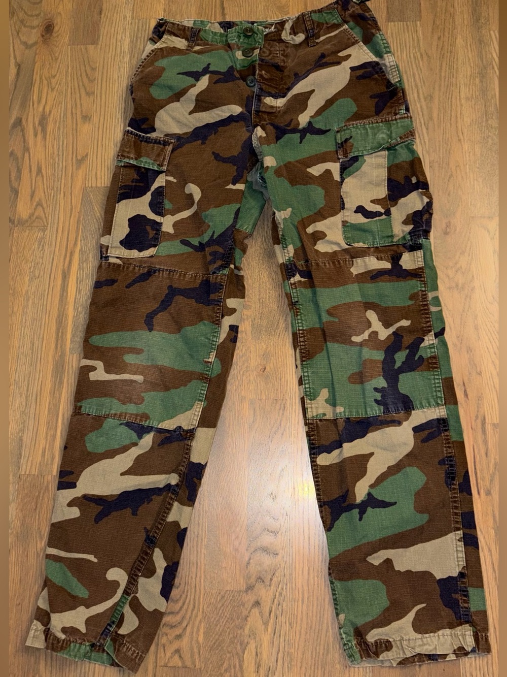 Propper Woodland Camo BDU Cargo Pants Sz Small Long (S/L)